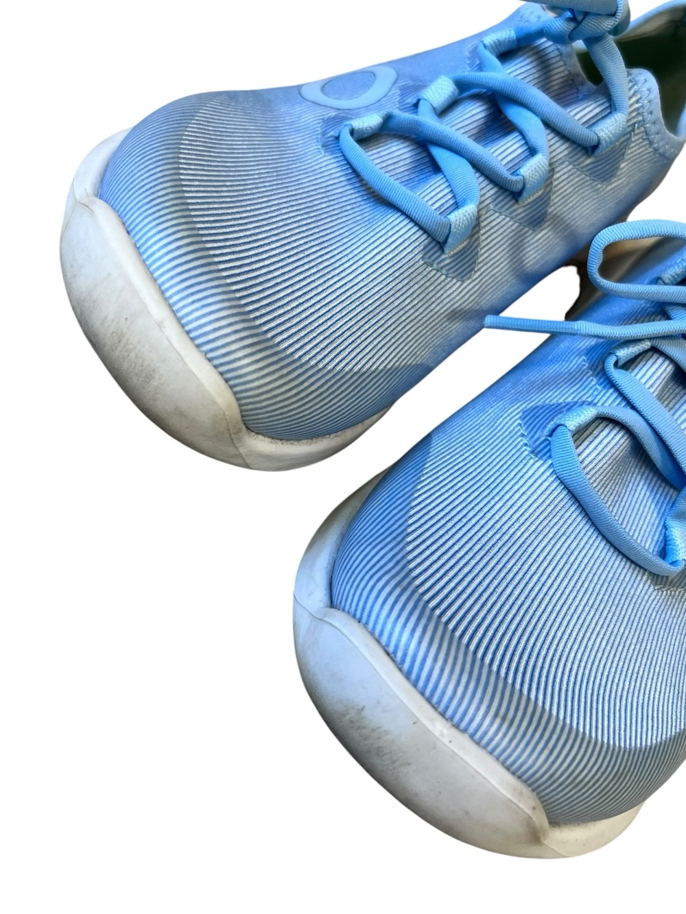 Oofos OOmg Sport LS Shoes Womens Size 8 Lace Up Recovery Sneakers Blue White - Picture 4 of 11